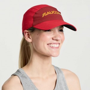 Cappelli Saucony Outpace Donna Rosse | ITALIA-PIHC