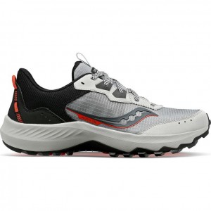 Scarpe Running Saucony Aura TR Wide Uomo Grigie Nere | ITALIA-RKAN