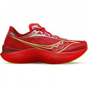 Scarpe Running Saucony Endorphin Pro 3 Uomo Rosse | ITALIA-KHLB