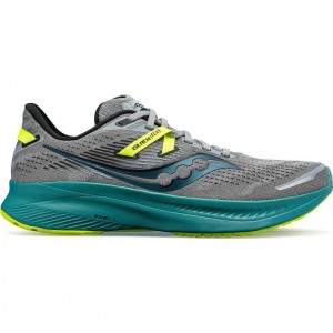 Scarpe Running Saucony Guide 16 Uomo Grigie Verde Acqua | ROMA-LBQY