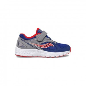 Sneakers Saucony Cohesion 14 A/C Bambini Grandi Blu Marino Grigie | ROMA-WDBI