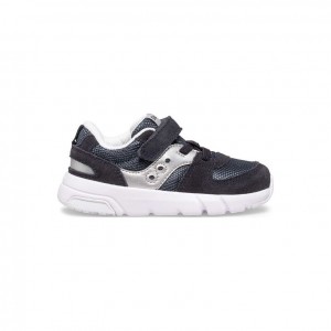 Sneakers Saucony Jazz Lite 2.0 Bambini Piccoli Nere Argento | ITALIA-OKLX