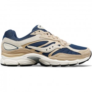 Sneakers Saucony ProGrid Omni 9 Premium Donna Beige Blu | ROMA-XULM