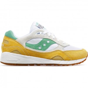 Sneakers Saucony Shadow 6000 Uomo Bianche Gialle Verdi | ITALIA-VHNL