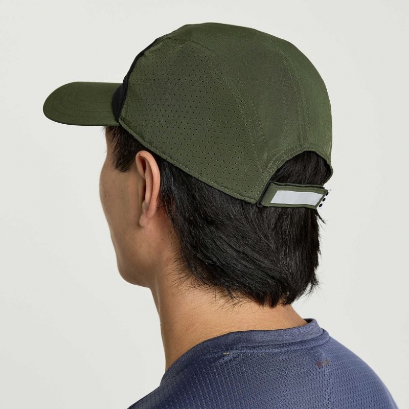 Cappelli Saucony Outpace Uomo Verdi Scuro | ITALIA-OSJD