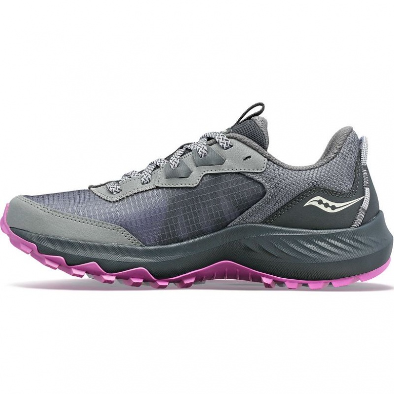 Scarpe Running Saucony Aura TR Wide Donna Grigie | ITALIA-UNYB