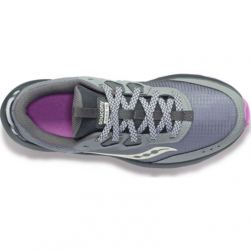 Scarpe Running Saucony Aura TR Wide Donna Grigie | ITALIA-UNYB