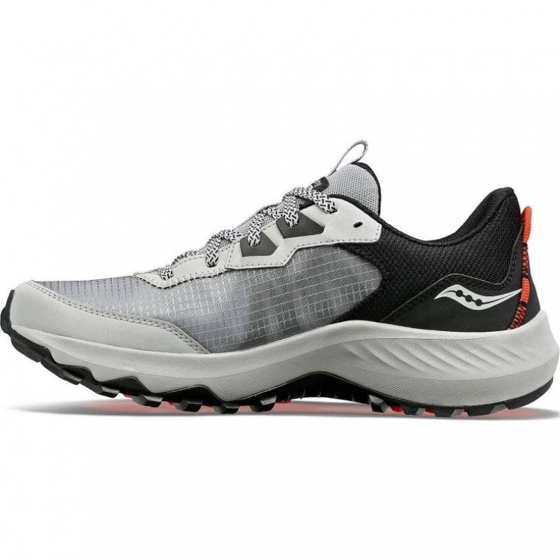 Scarpe Running Saucony Aura TR Wide Uomo Grigie Nere | ITALIA-RKAN