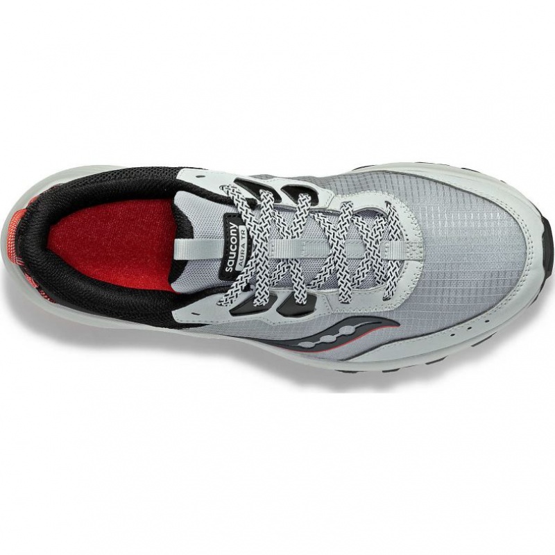 Scarpe Running Saucony Aura TR Wide Uomo Grigie Nere | ITALIA-RKAN