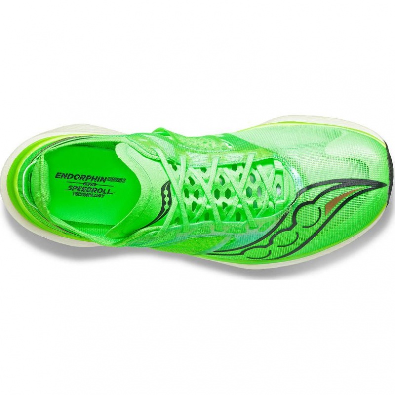 Scarpe Running Saucony Endorphin Elite Uomo Verdi | ROMA-LVXD