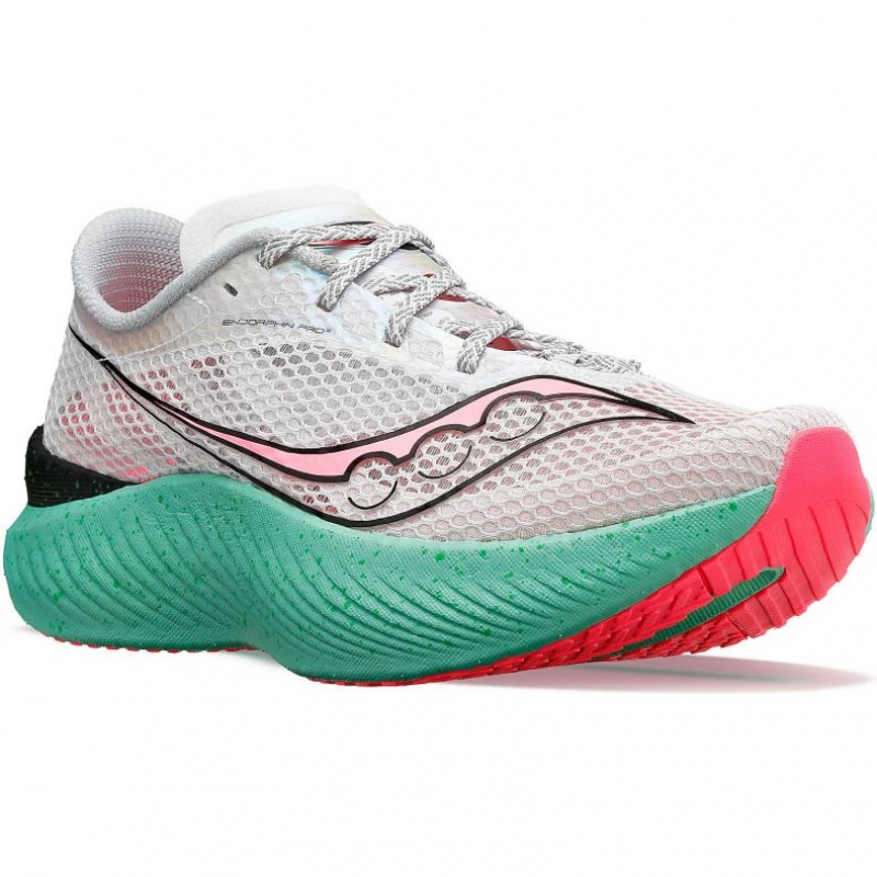 Scarpe Running Saucony Endorphin Pro 3 Donna Bianche | ROMA-GUZR