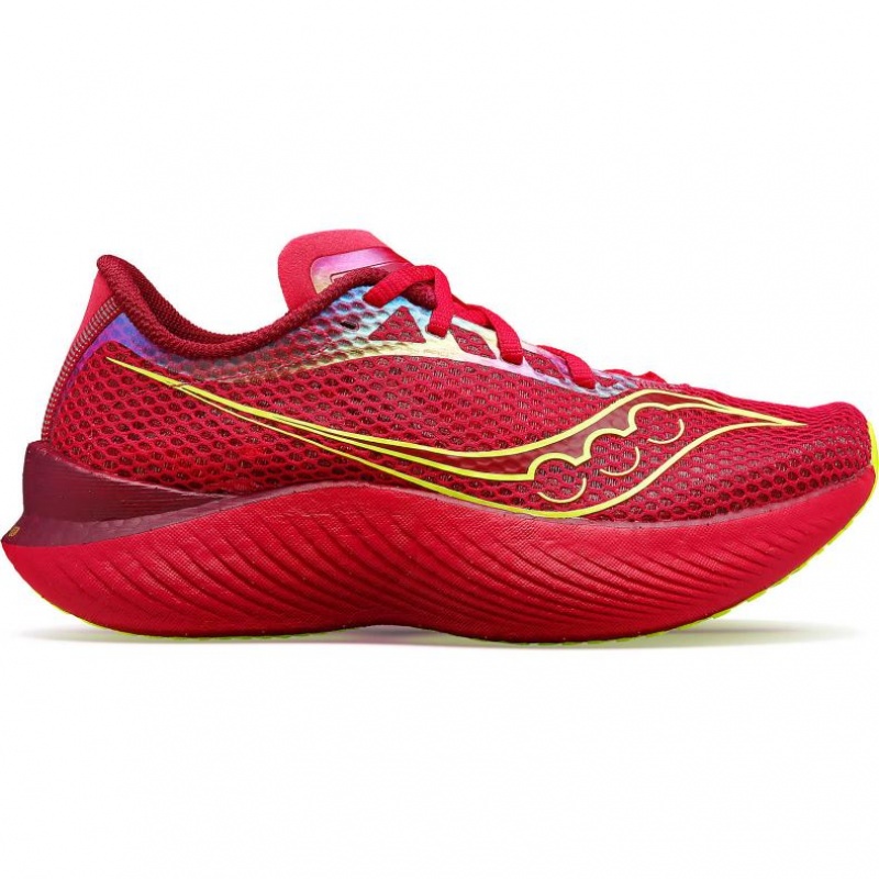 Scarpe Running Saucony Endorphin Pro 3 Donna Rosse | ROMA-CAUT