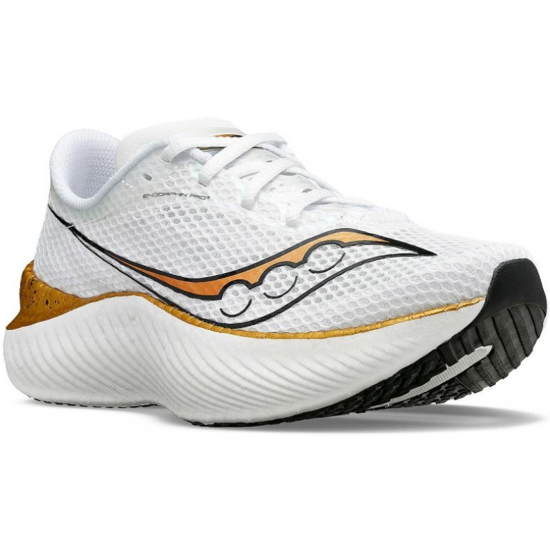 Scarpe Running Saucony Endorphin Pro 3 Uomo Bianche | ROMA-RSLF