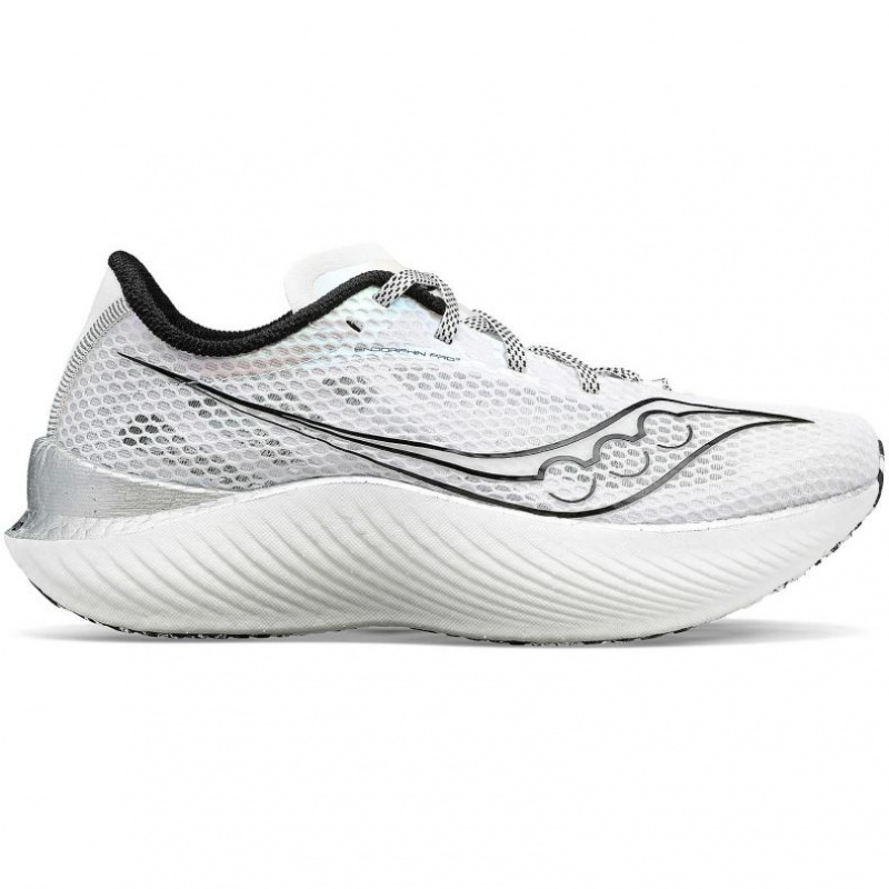 Scarpe Running Saucony Endorphin Pro 3 Uomo Bianche | ROMA-PNUA