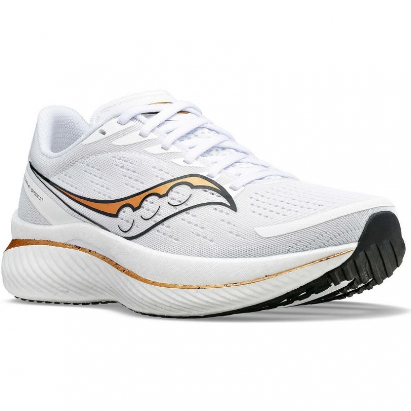 Scarpe Running Saucony Endorphin Speed 3 Uomo Bianche | ROMA-VTYF