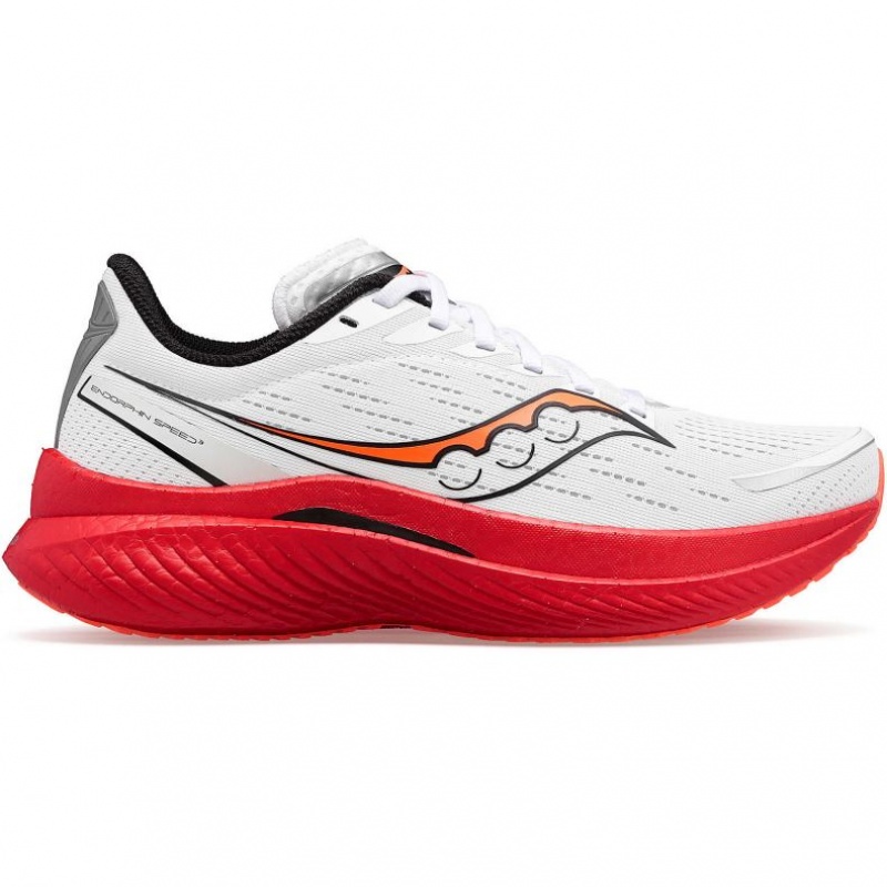 Scarpe Running Saucony Endorphin Speed 3 Uomo Bianche | ITALIA-NAZQ