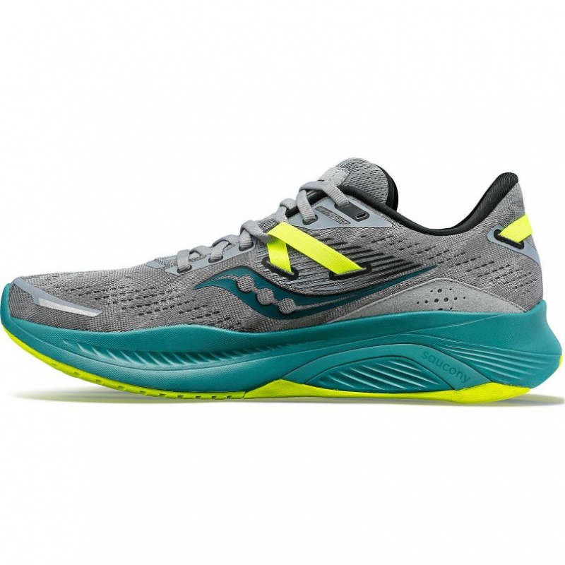 Scarpe Running Saucony Guide 16 Uomo Grigie Verde Acqua | ROMA-LBQY