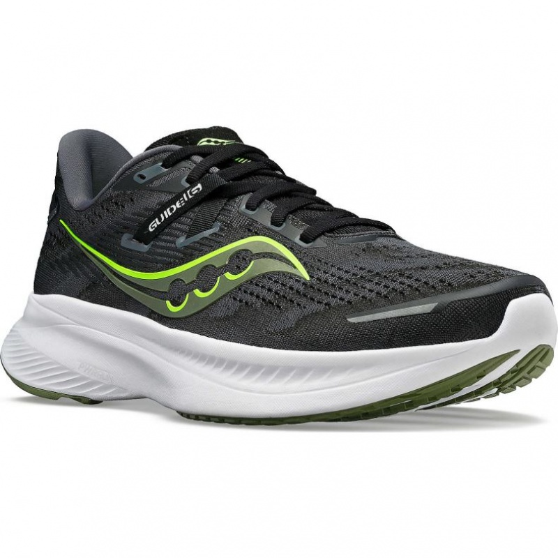 Scarpe Running Saucony Guide 16 Uomo Nere | ITALIA-VFZQ