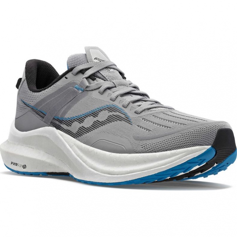 Scarpe Running Saucony Tempus Wide Uomo Grigie | ROMA-GHZR