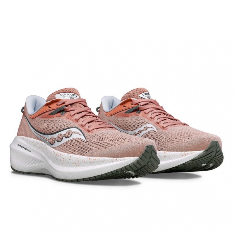 Scarpe Running Saucony Triumph 21 Donna Corallo | ITALIA-LAFD