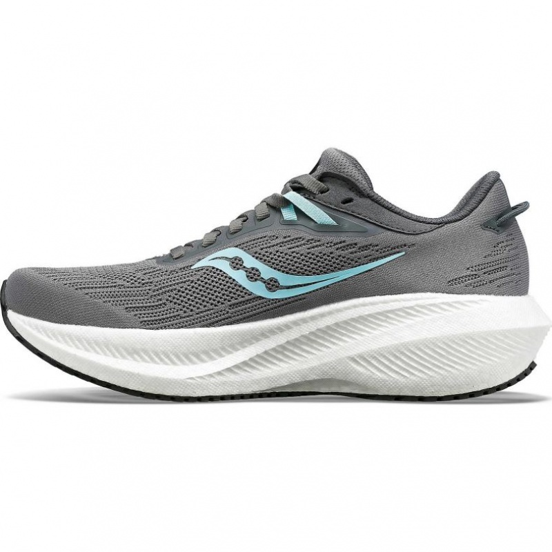 Scarpe Running Saucony Triumph 21 Donna Grigie | ITALIA-OGVP