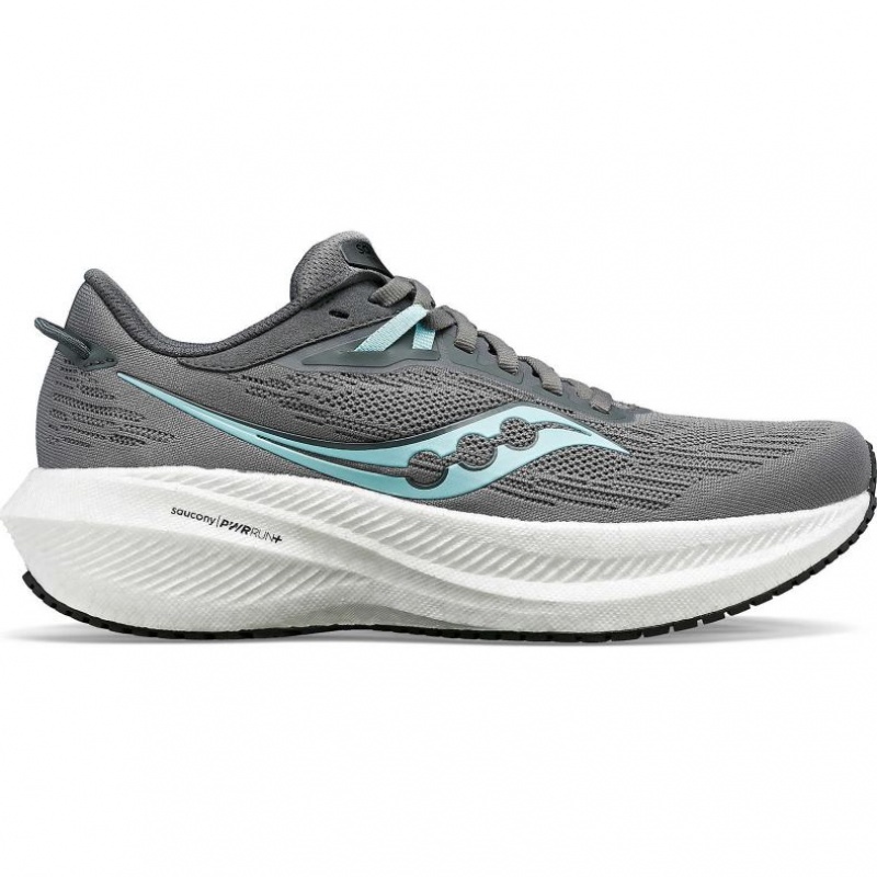 Scarpe Running Saucony Triumph 21 Donna Grigie | ITALIA-OGVP