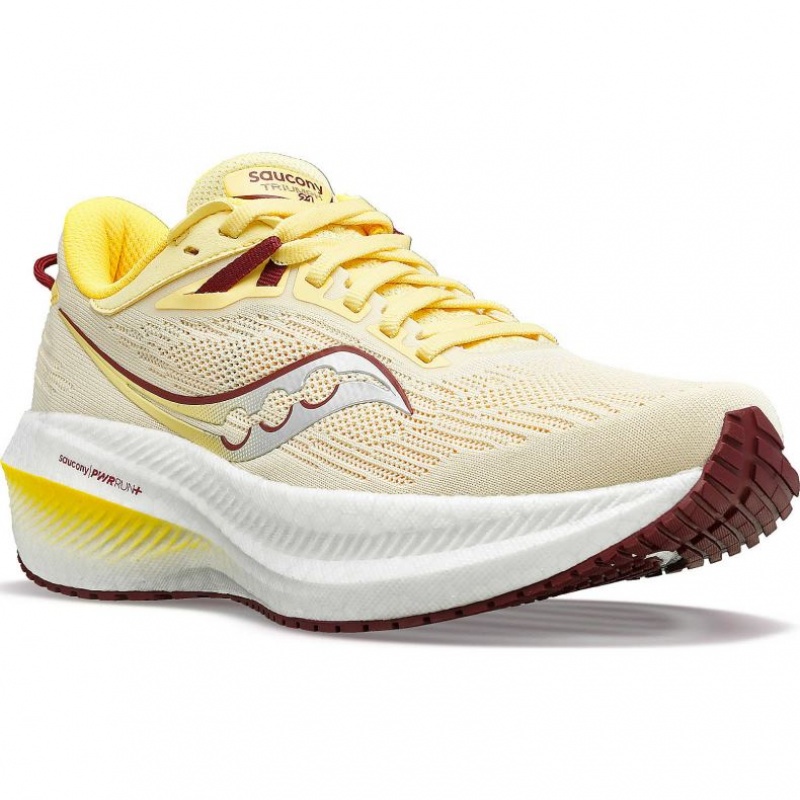 Scarpe Running Saucony Triumph 21 Donna Gialle | ROMA-BWNY