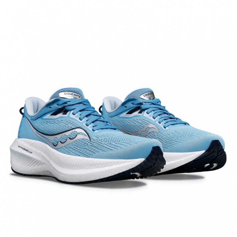 Scarpe Running Saucony Triumph 21 Donna Blu | ROMA-DAQM