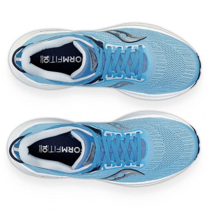 Scarpe Running Saucony Triumph 21 Donna Blu | ROMA-DAQM