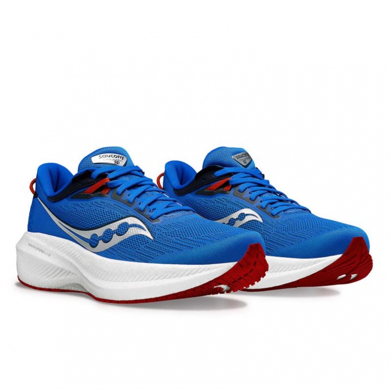 Scarpe Running Saucony Triumph 21 Uomo Blu | ROMA-GOYV