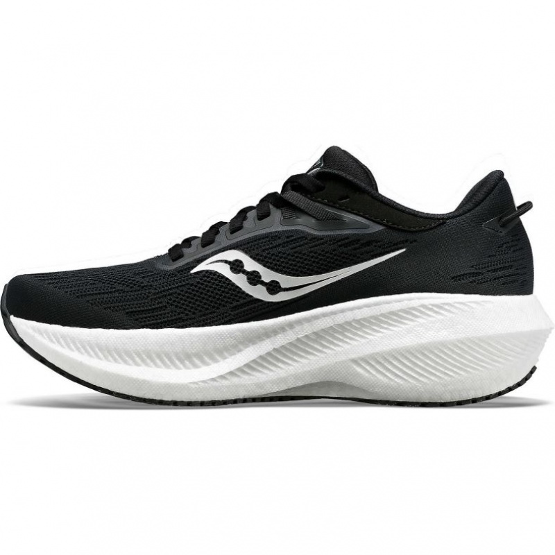 Scarpe Running Saucony Triumph 21 Uomo Nere Bianche | ITALIA-FKAT