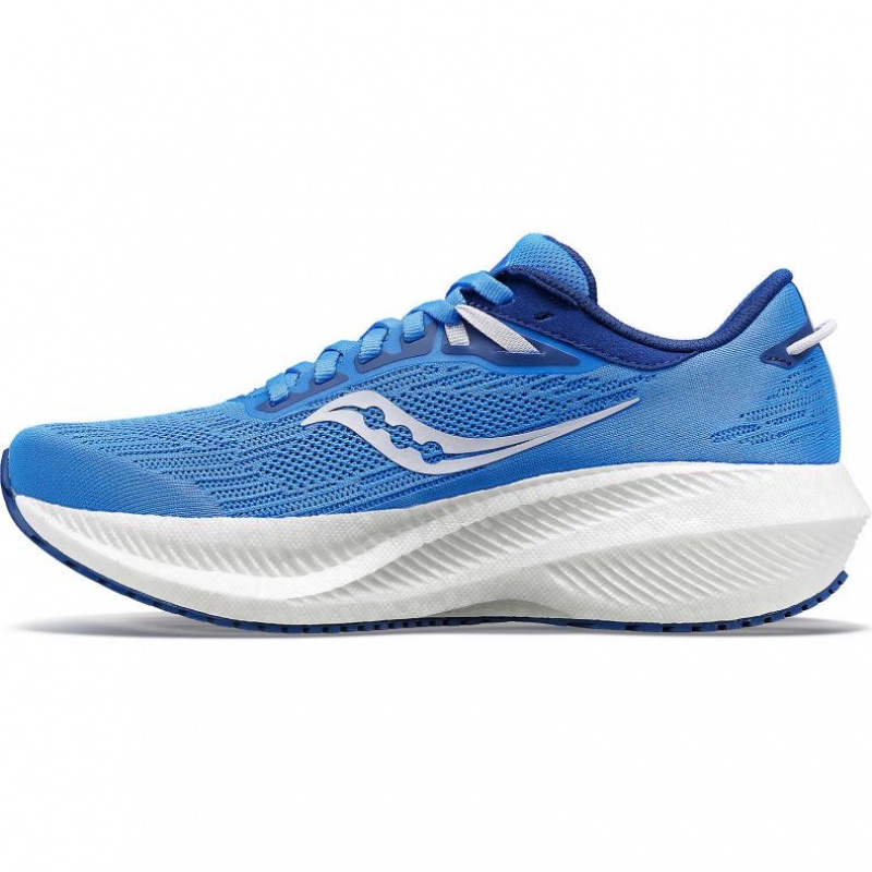 Scarpe Running Saucony Triumph 21 Wide Donna Blu | ROMA-TAKR