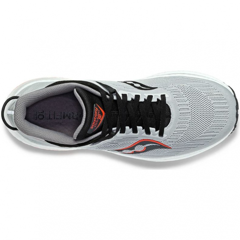 Scarpe Running Saucony Triumph 21 Wide Uomo Grigie | ITALIA-MPEK