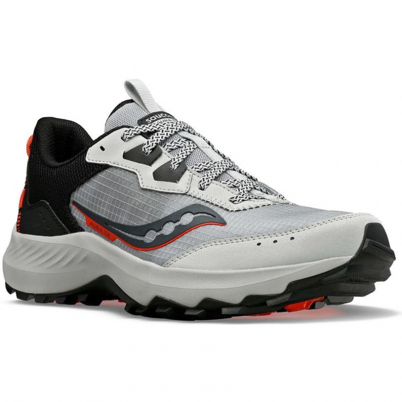 Scarpe Trail Running Saucony Aura TR Uomo Grigie | ITALIA-RMAN