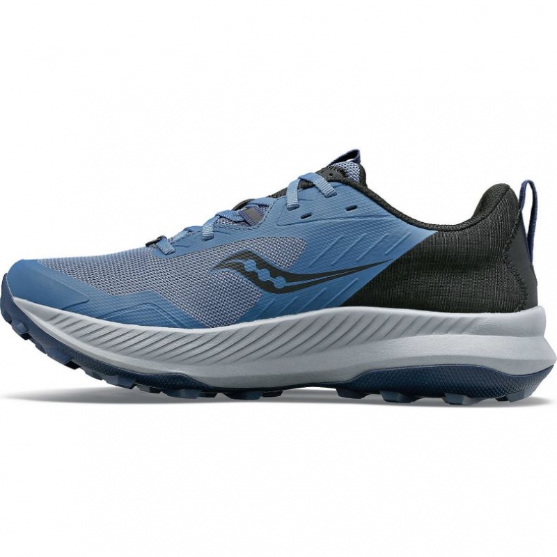 Scarpe Trail Running Saucony Blaze TR Uomo Blu Nere | ITALIA-JNYO