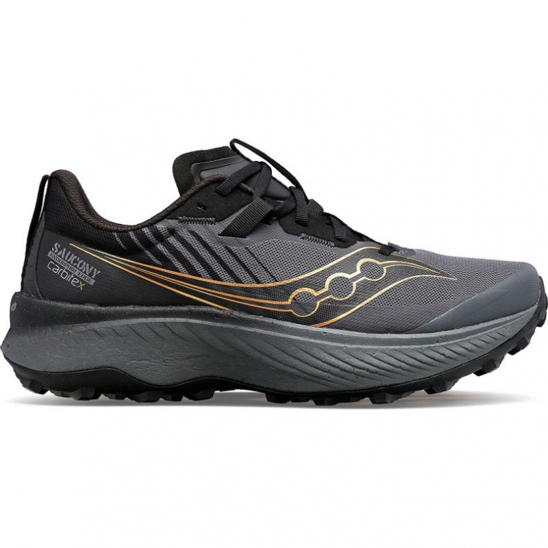 Scarpe Trail Running Saucony Endorphin Edge Uomo Grigie | ROMA-PJOG