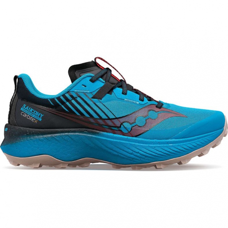 Scarpe Trail Running Saucony Endorphin Edge Uomo Blu | ITALIA-RDPL