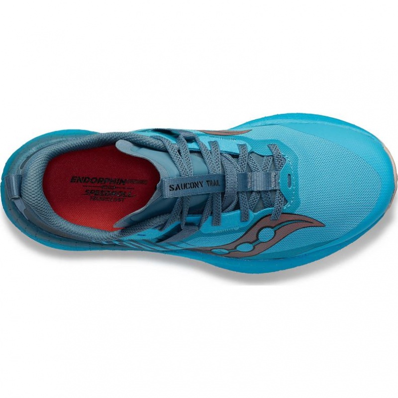 Scarpe Trail Running Saucony Endorphin Edge Donna Blu | ITALIA-SUNF