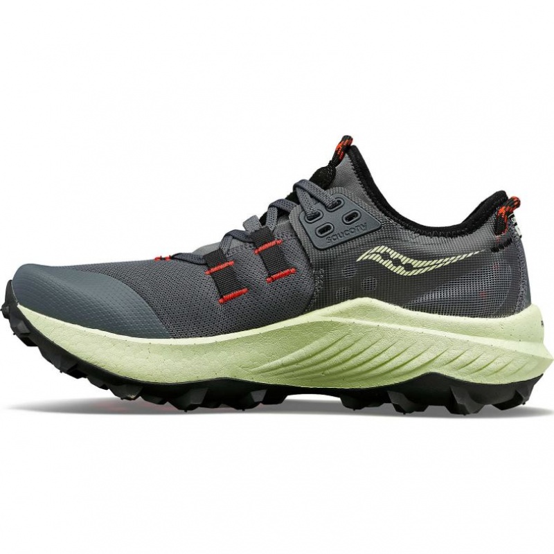 Scarpe Trail Running Saucony Endorphin Rift Uomo Grigie Menta | ROMA-BNIT