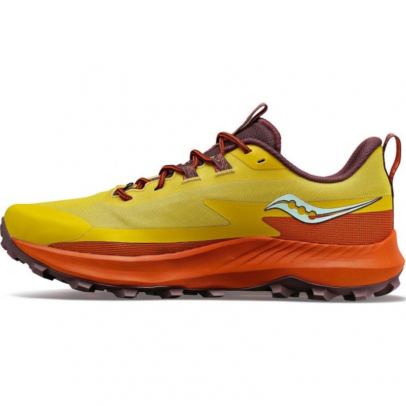 Scarpe Trail Running Saucony Peregrine 13 Uomo Gialle Arancioni | ROMA-MPIQ