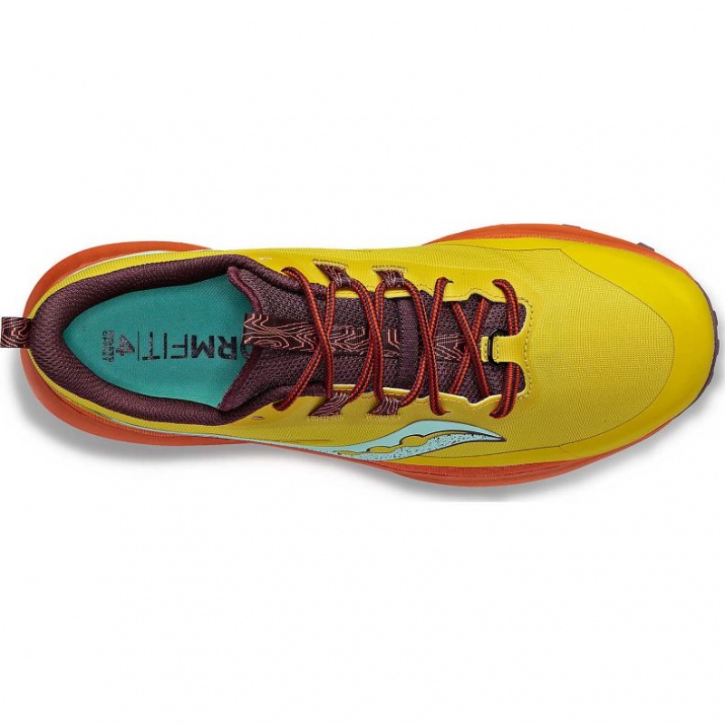 Scarpe Trail Running Saucony Peregrine 13 Uomo Gialle Arancioni | ROMA-MPIQ