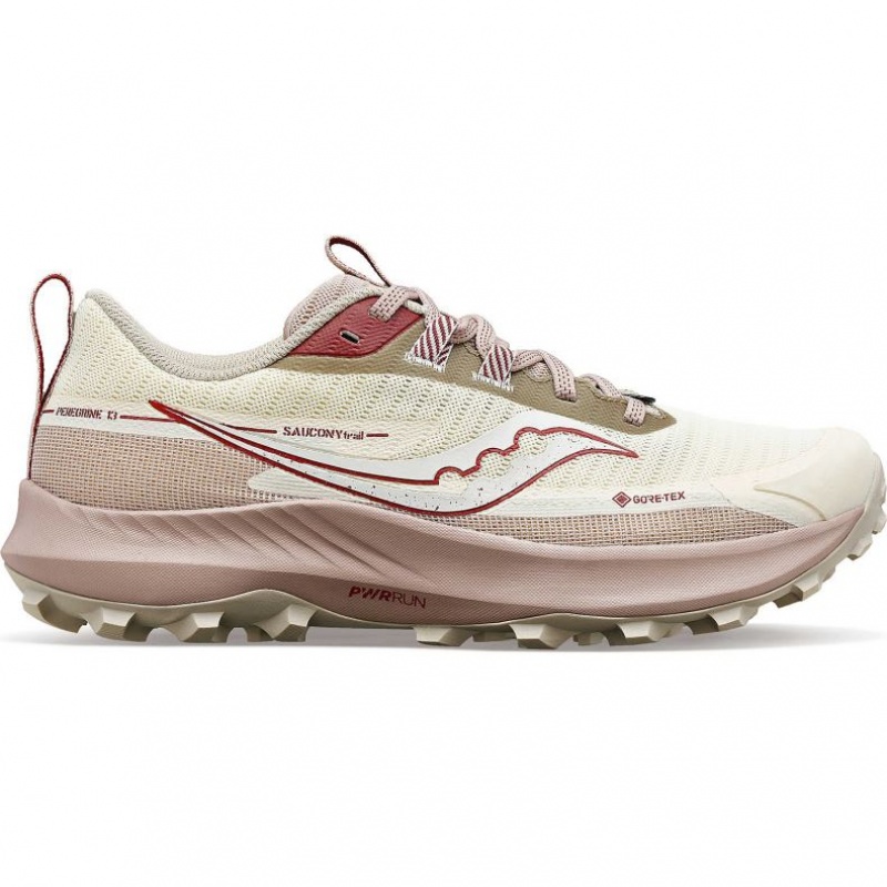 Scarpe Trail Running Saucony Peregrine 13 GTX Donna Bianche | ITALIA-ONFW