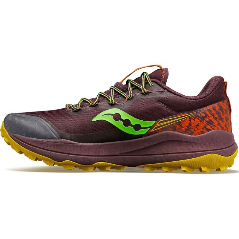 Scarpe Trail Running Saucony Xodus Ultra 2 Uomo Bordeaux | ITALIA-OMKT