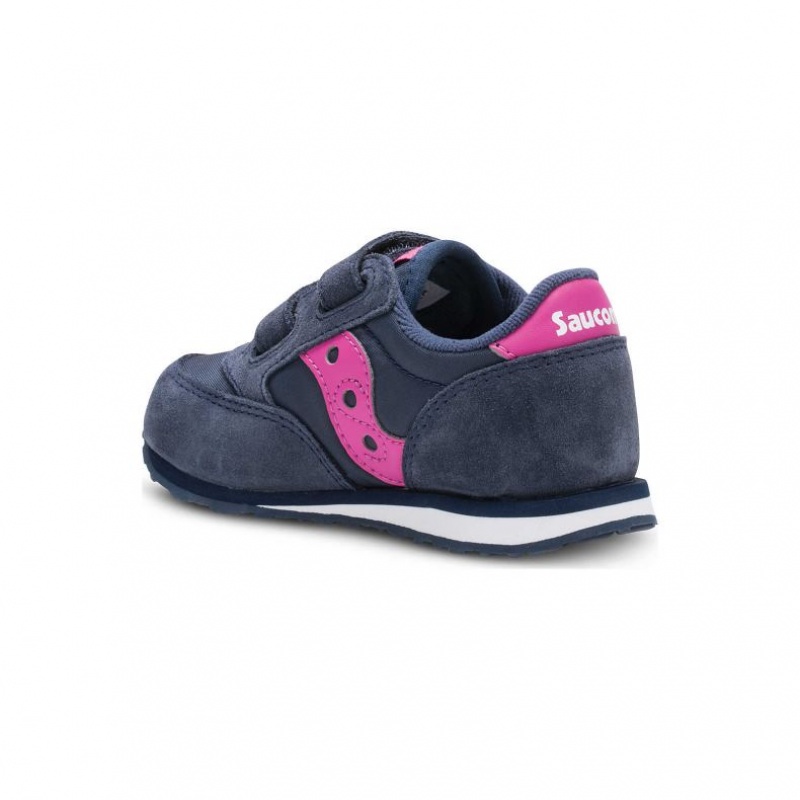 Sneakers Saucony Baby Jazz Hook & Loop Bambini Piccoli Blu Marino | ROMA-DKZE