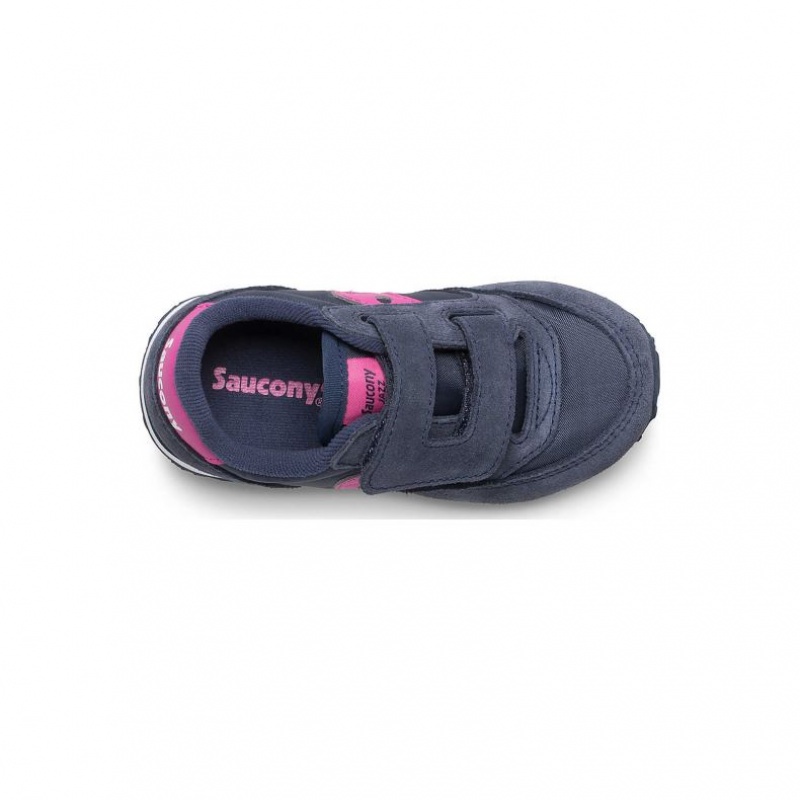 Sneakers Saucony Baby Jazz Hook & Loop Bambini Piccoli Blu Marino | ROMA-DKZE