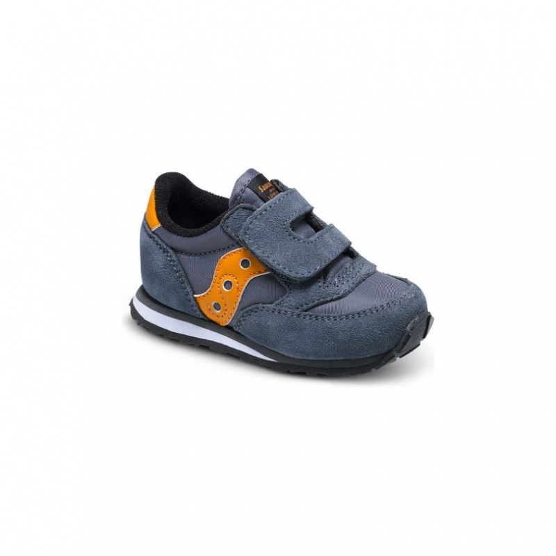 Sneakers Saucony Baby Jazz Hook & Loop Bambini Piccoli Grigie | ROMA-NXZI