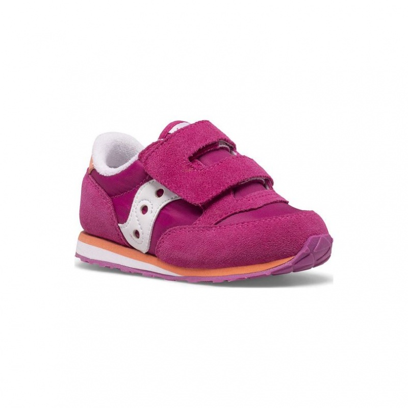 Sneakers Saucony Baby Jazz Hook & Loop Bambini Piccoli Fucsia | ITALIA-MIJZ