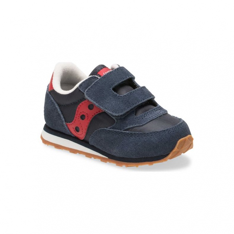 Sneakers Saucony Baby Jazz Hook & Loop Bambini Piccoli Blu Marino | ROMA-EPDM