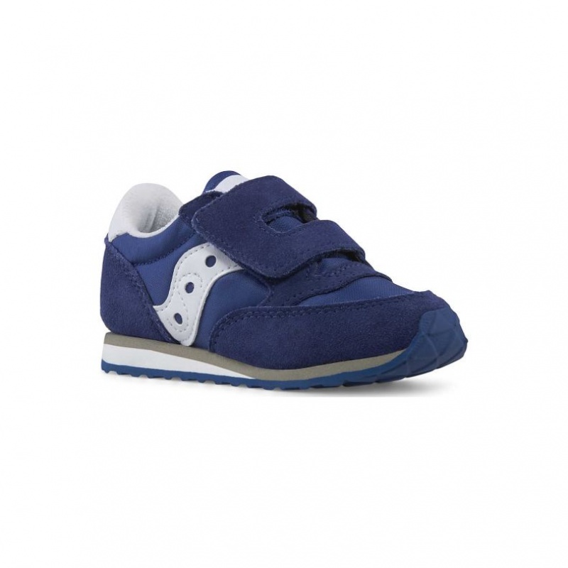 Sneakers Saucony Baby Jazz Hook & Loop Bambini Piccoli Blu Marino | ITALIA-SDZX