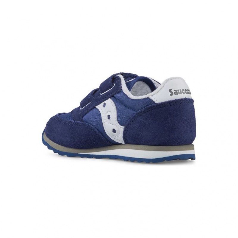 Sneakers Saucony Baby Jazz Hook & Loop Bambini Piccoli Blu Marino | ITALIA-SDZX